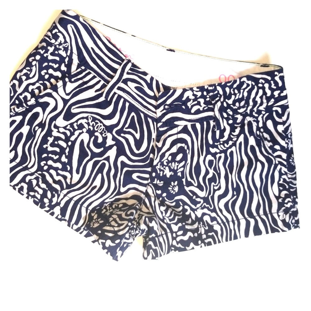 Lilly Pulitzer Walsh shorts night swimming sz 00